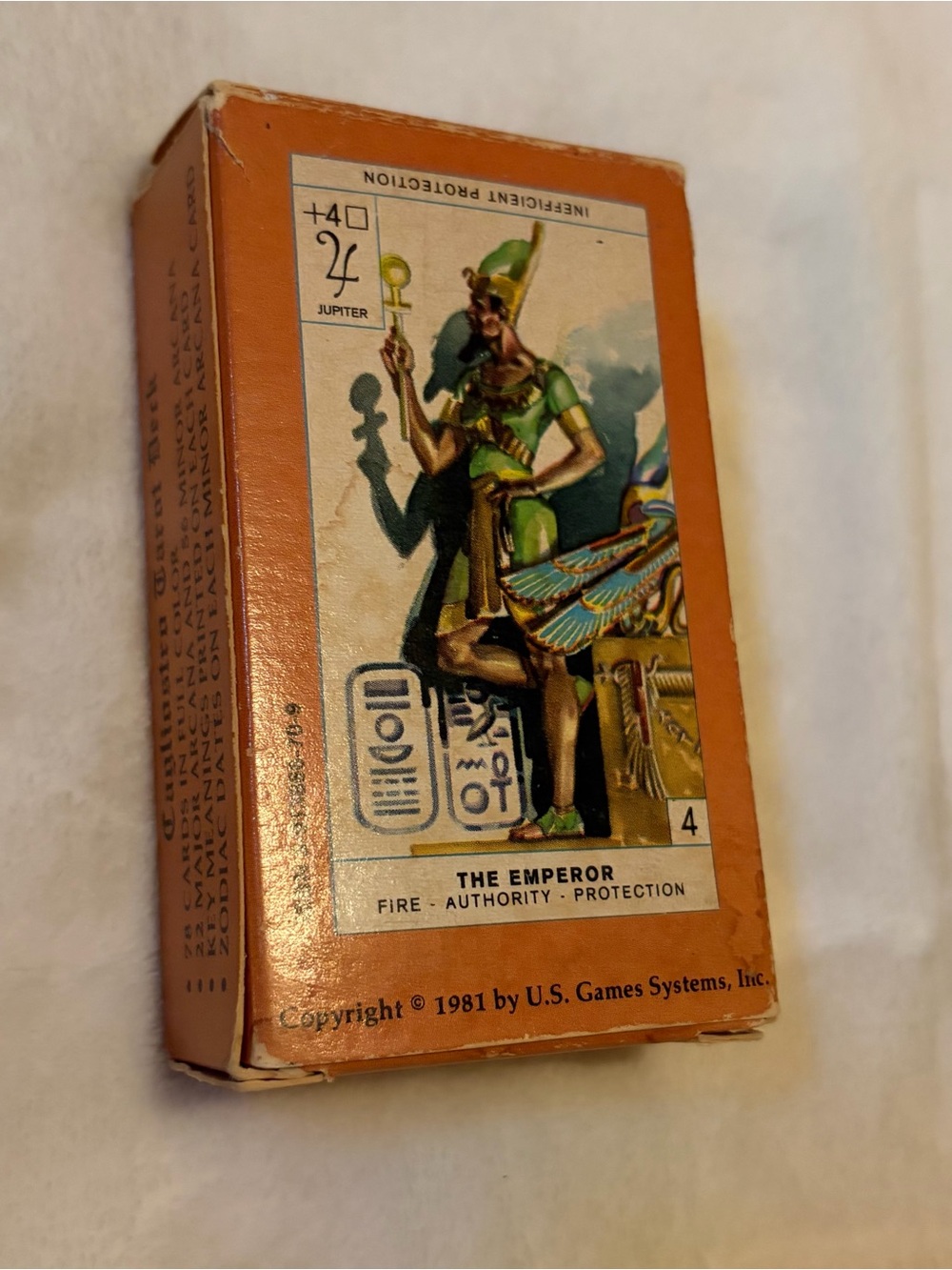 Vintage Tarot/Oracle Card Deck Box - Cagliostro